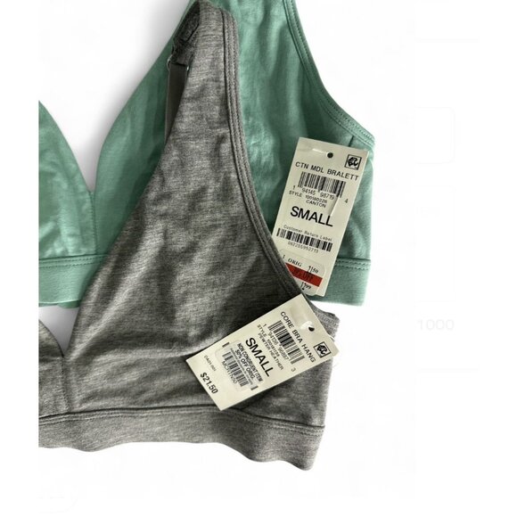 State of Day Intimates – Bundle of 2 Canton & Pewter Heath Soft Bralettes SMALL - Picture 4 of 5